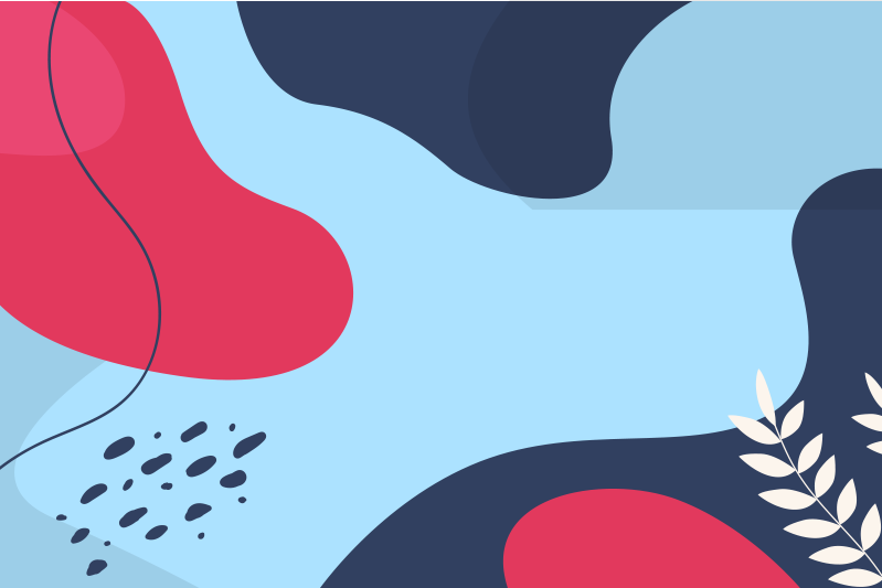 Värikkäät abstraktit muodot alkuperäinen pöytätabletti - Tenstickers