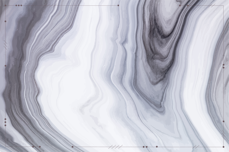 Valkoinen ja musta marmorivaikutus pöytätabletti moderni - Tenstickers