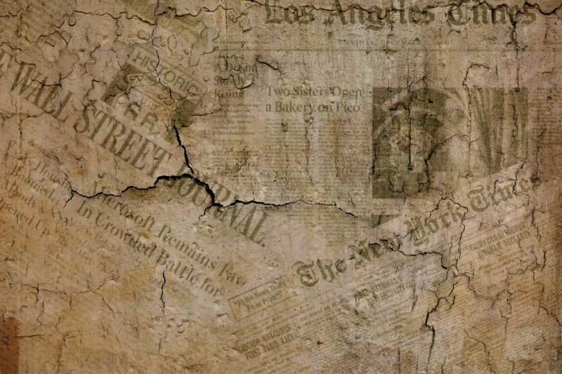 Vintage sanomalehti Alkuperäinen pöytätabletti - Tenstickers