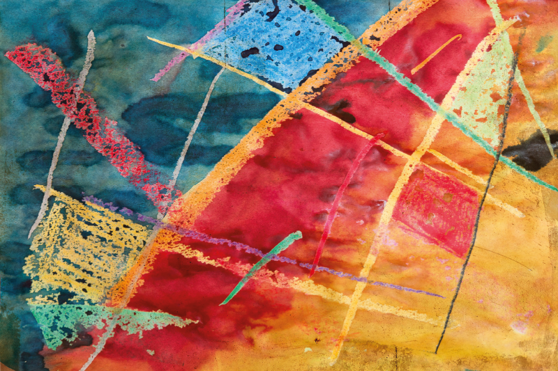 Alkuperäinen pöytätabletti eloisa geometrinen kuvio - Tenstickers