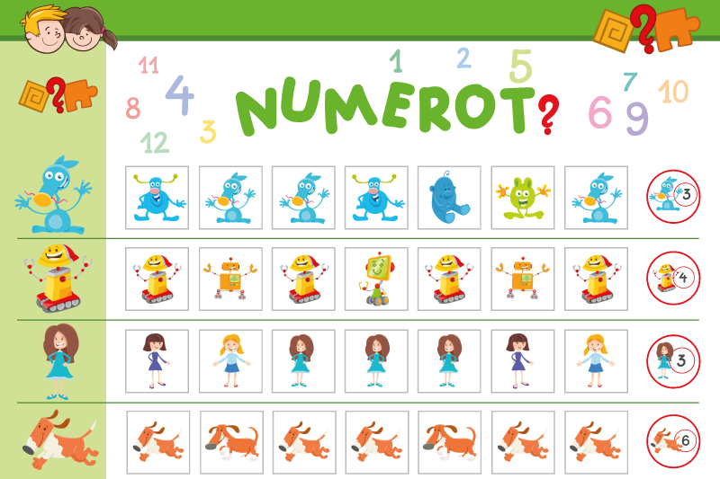 Värikäs oppimislaatta lasten pöytätabletti - Tenstickers