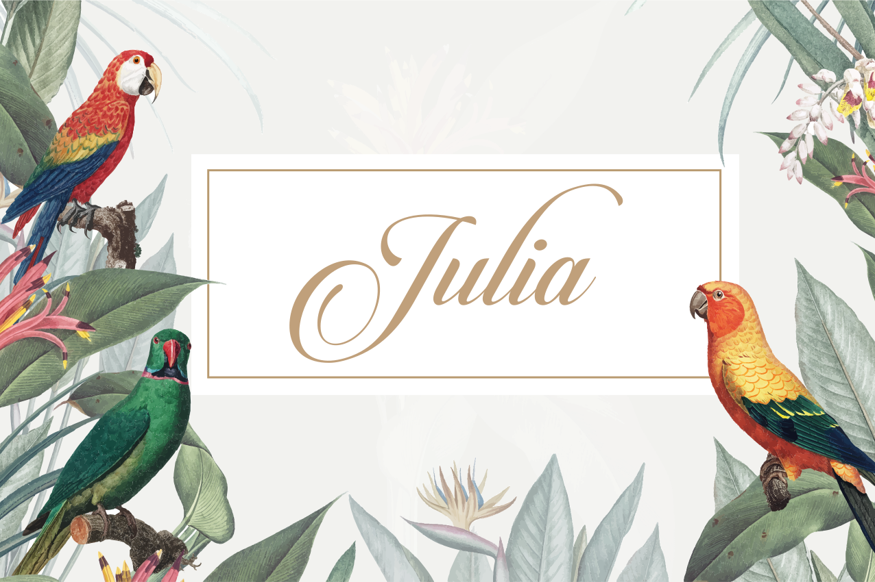 Tyylikäs nimen asettelu pöytätabletti nimellä - Tenstickers