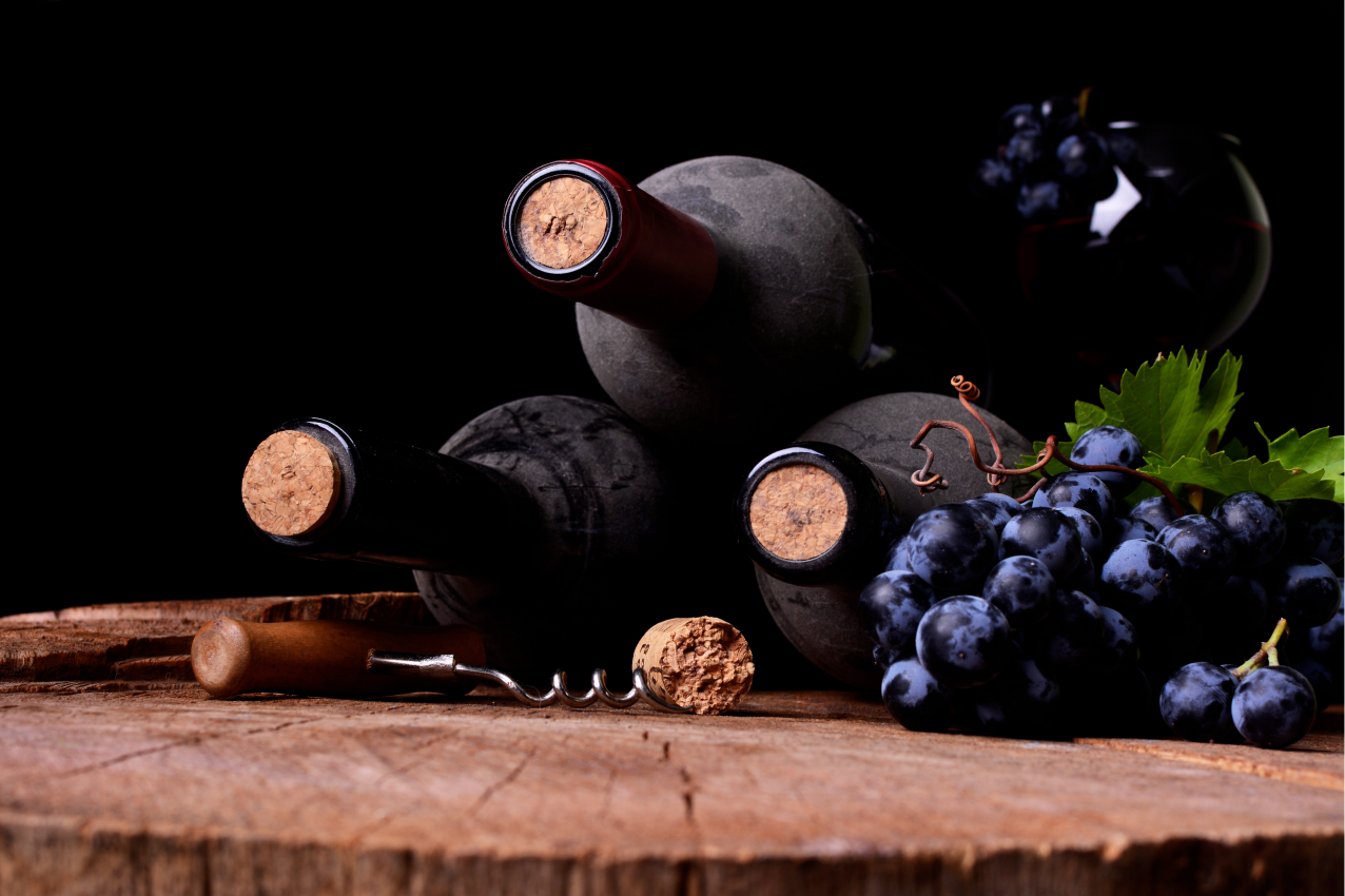 Viinipullot tyylikäs pöytätabletti - Tenstickers