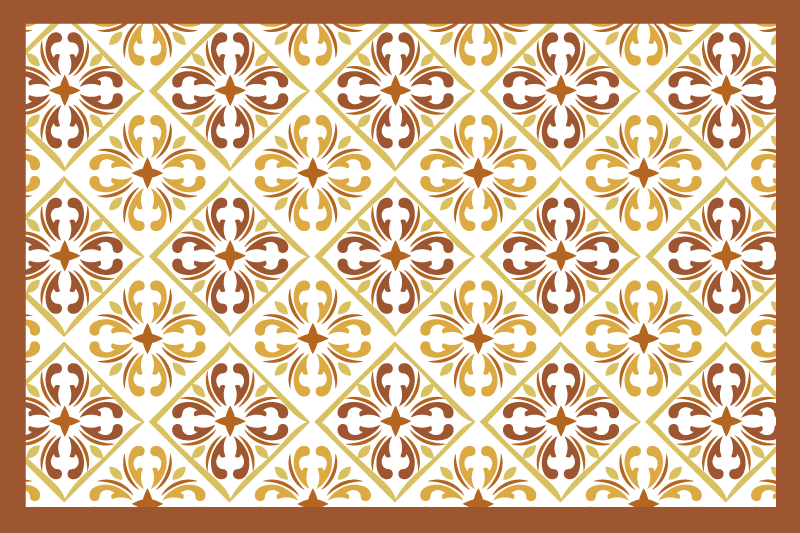 Elegantti geometrinen kuvio pöytätabletti - Tenstickers