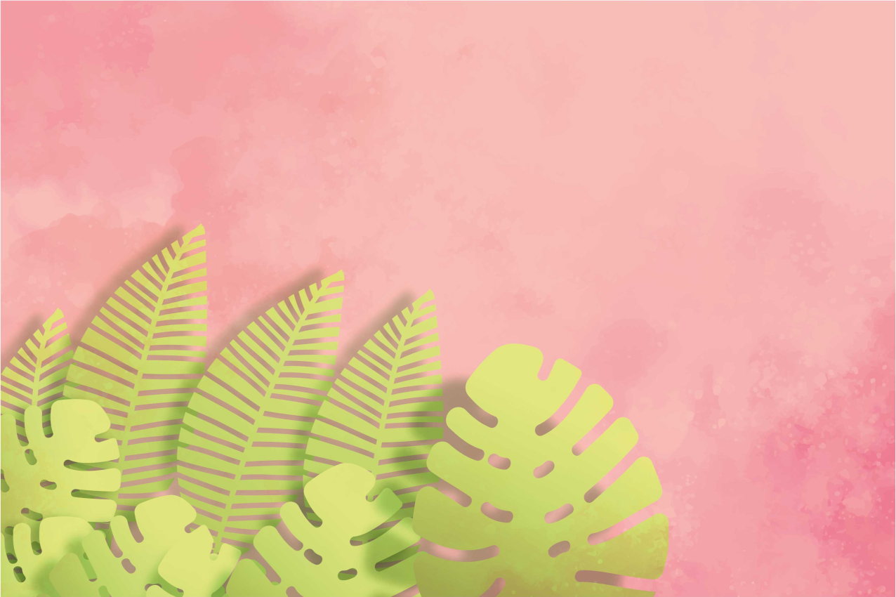 Alkuperäinen pöytätabletti kasvi-lehtikuvio - Tenstickers