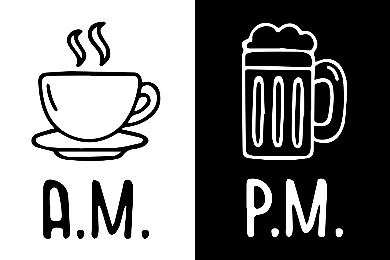 Kahviolutkontrasti pöytätabletti tekstillä - Tenstickers