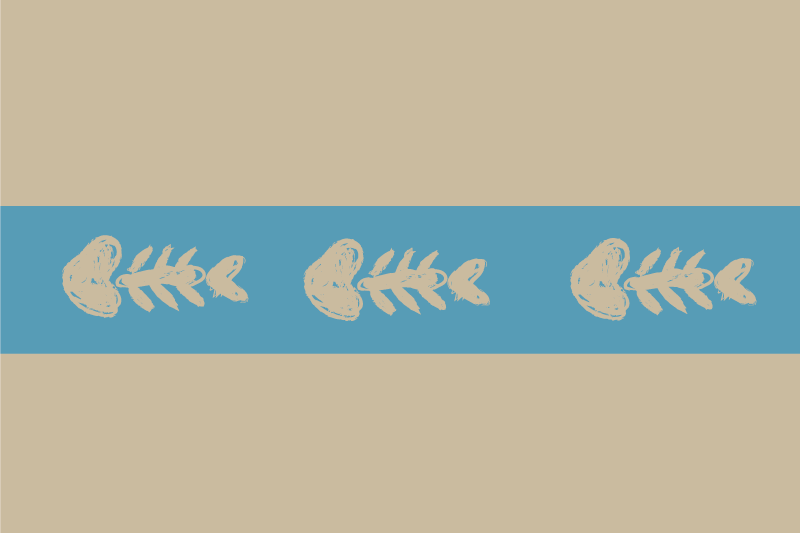 Alkuperäinen pöytätabletti ainutlaatuinen kalaluukuvio - Tenstickers