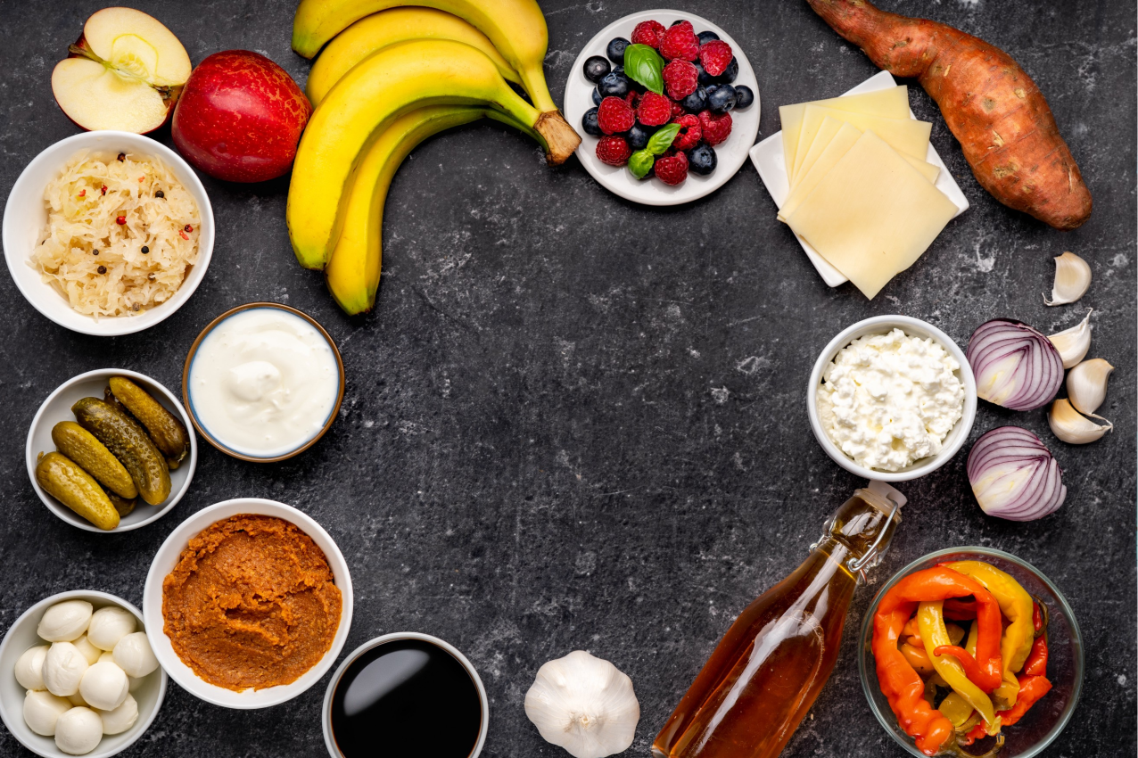 Punainen kulho ainekset pöytätabletti moderni - Tenstickers