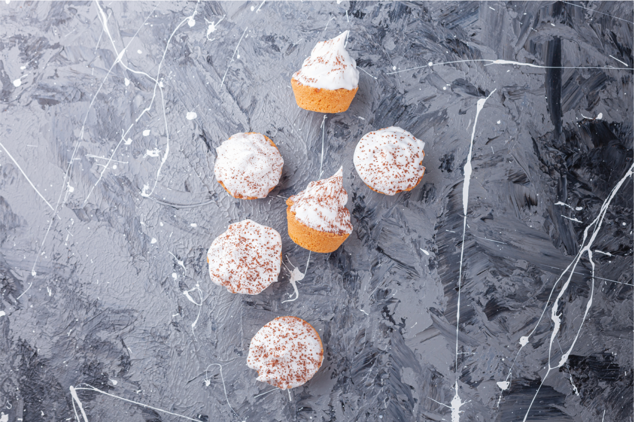 Alkuperäinen pöytätabletti herkulliset mini muffinsit - Tenstickers