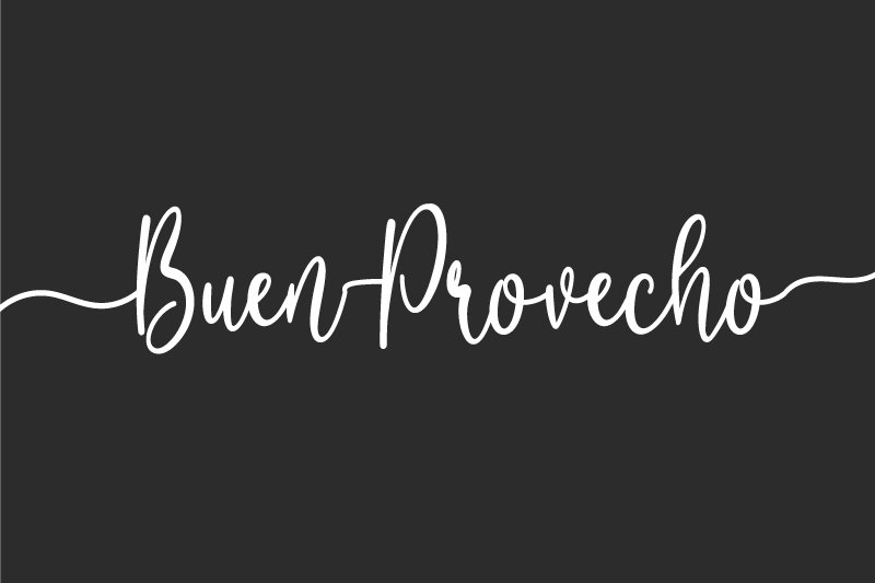 Elegantti ruokailuvahvistus pöytätabletti tekstillä - Tenstickers