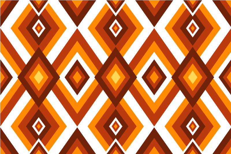 Alkuperäinen pöytätabletti geometrisella timanttikuvioilla - Tenstickers