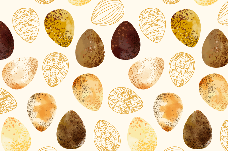 Tyylikäs munakuosi alkuperäinen pöytätabletti - Tenstickers