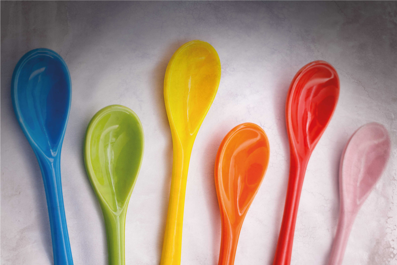 Värikkäät keittiövälineet pöytätabletti kotiin - Tenstickers