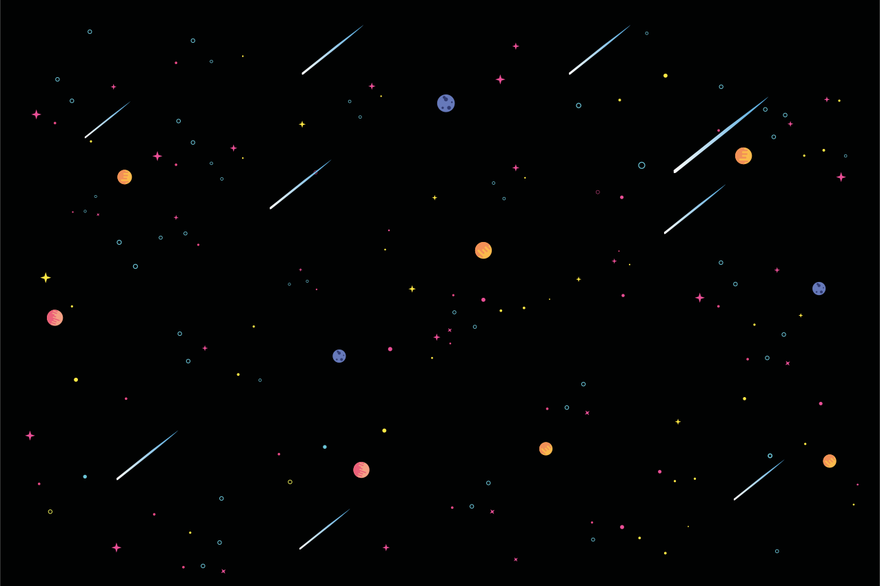 Avaruusteemainen lasten ruokailuhetki - Tenstickers