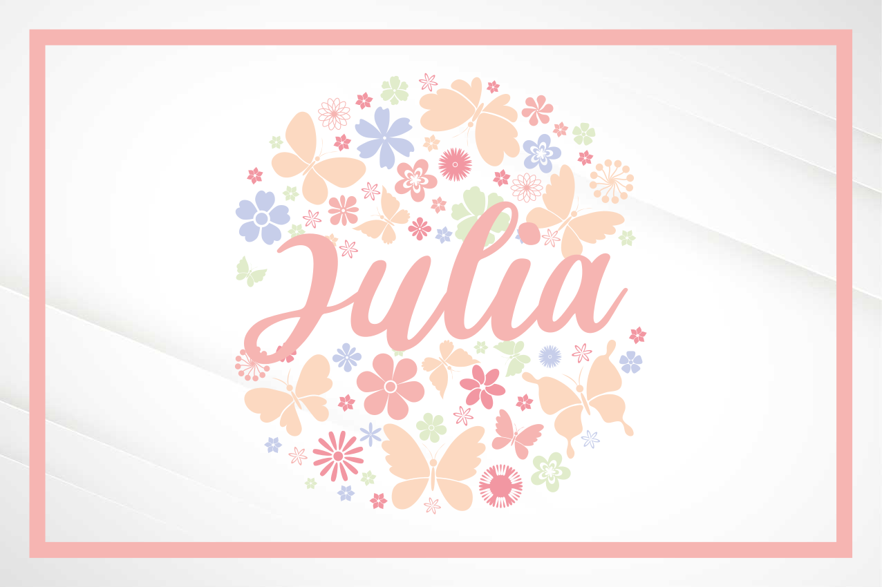 Ympyrä perhosia nimellä pöytätabletti nimellä - Tenstickers