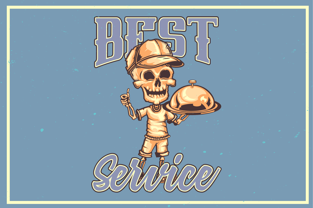 Alkuperäinen pöytätabletti luonnollinen tarjoilupalvelu - Tenstickers