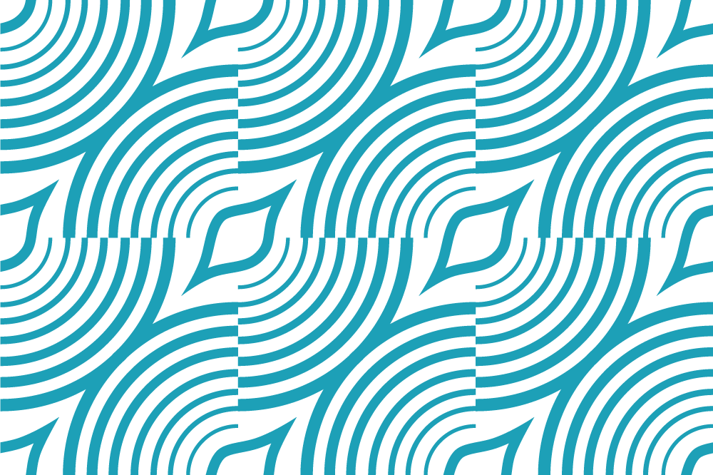 Kaareva aaltokuvio pöytätabletti moderni - Tenstickers