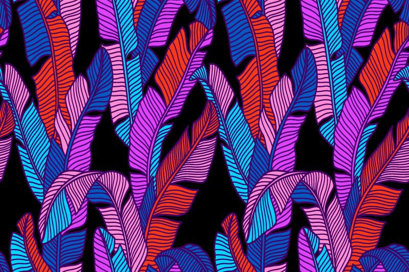 Värikkäät lehtikuvastot pöytätabletti - Tenstickers