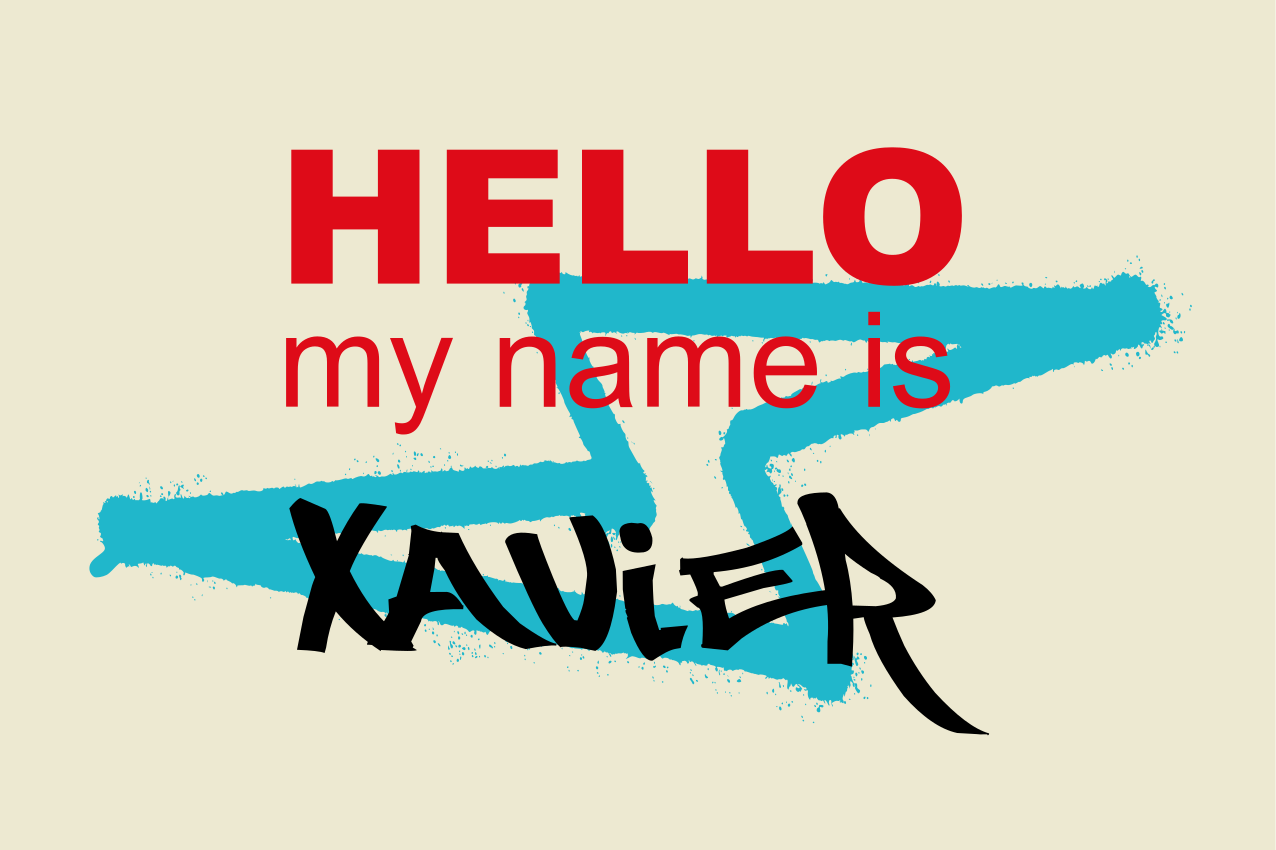 Pöytätabletti nimikylteillä - Tenstickers