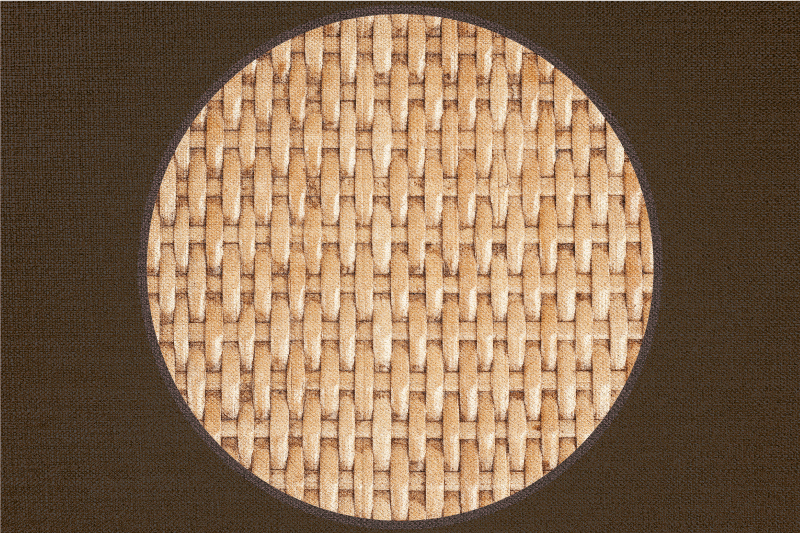 Luonnonkuitujäljitelmä vaaleat värit tekstuuri pöytätabletti - Tenstickers