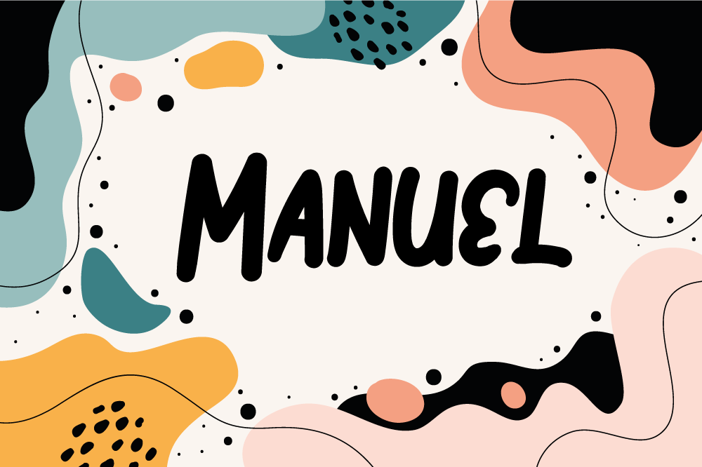 Värikkäät abstraktit muodot lasten pöytätabletti - Tenstickers