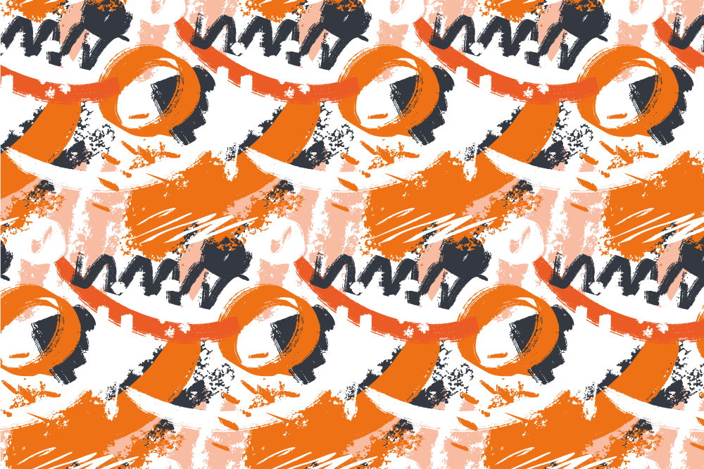 Abstraktivärikäskuviopöytätabletti - Tenstickers