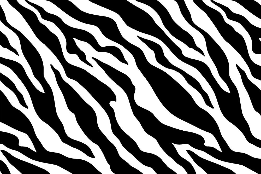 Zebra raidallinen pöytätabletti - Tenstickers
