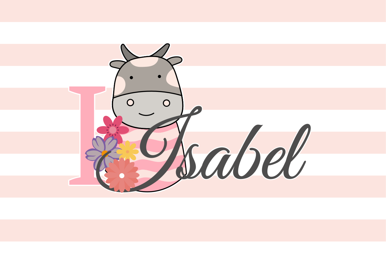 Lehmateemainen personointi pöytätabletti nimellä - Tenstickers