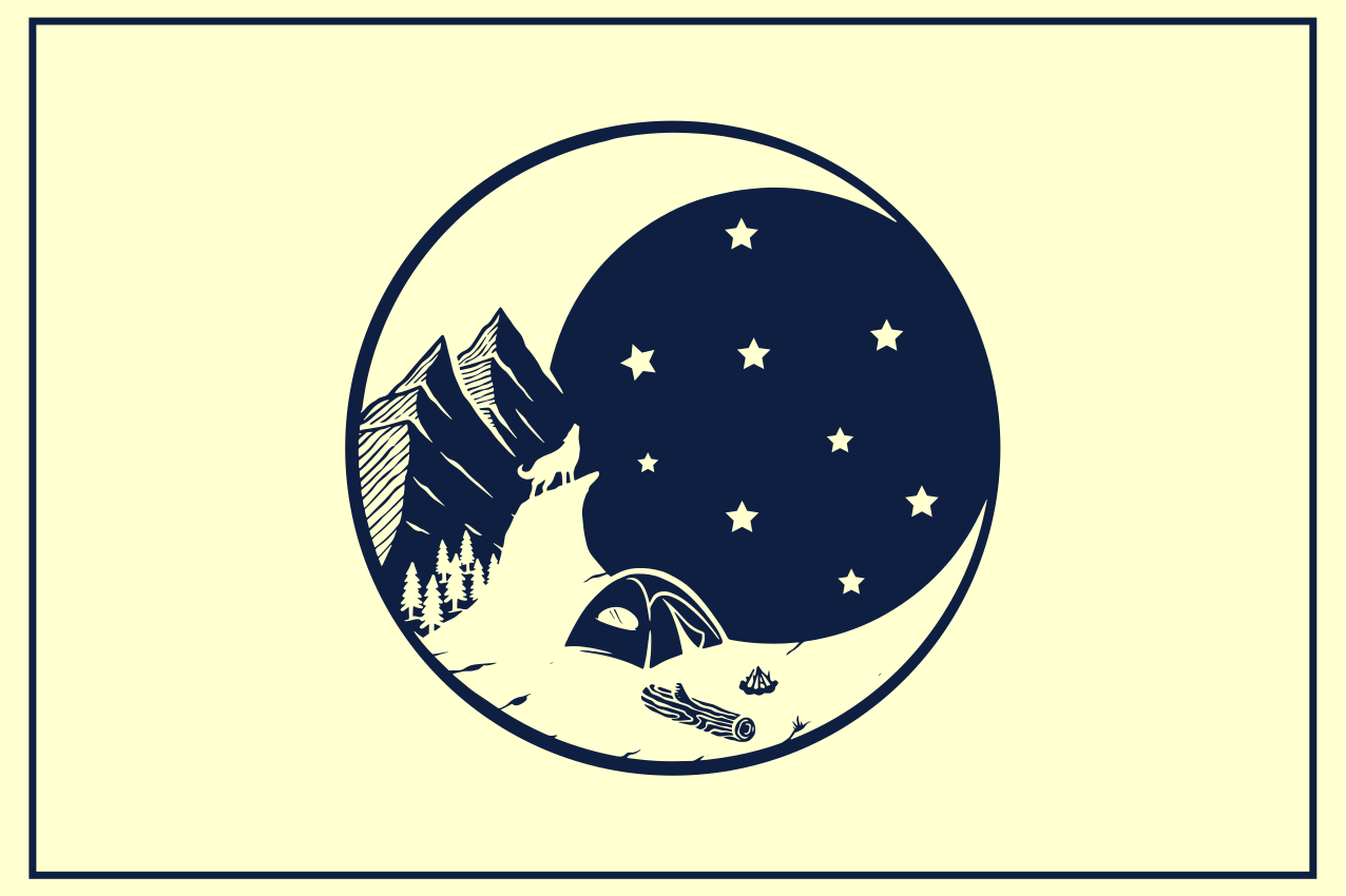 Vuoristoleirikuva alkuperäinen pöytätabletti - Tenstickers