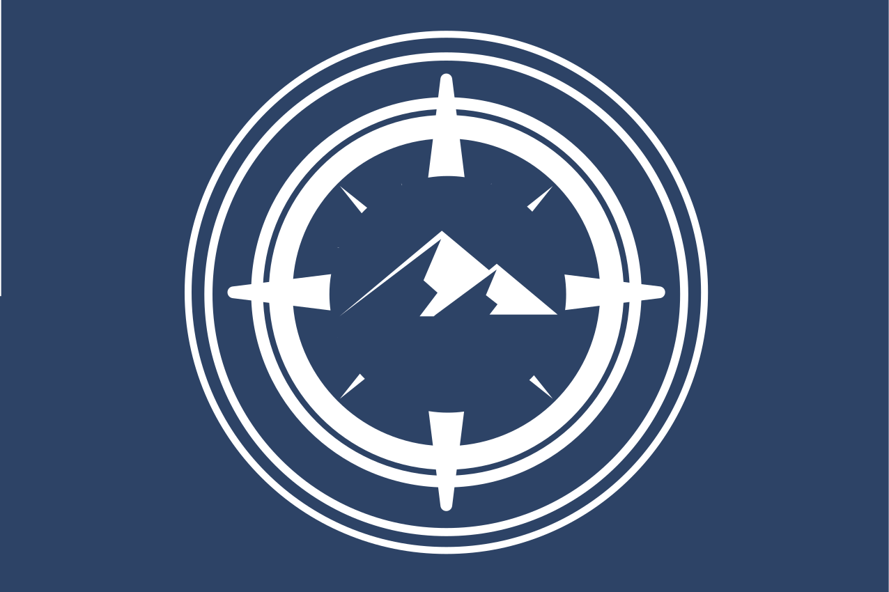 Pöytätabletti moderni vuoristokompasseja grafiikka - Tenstickers