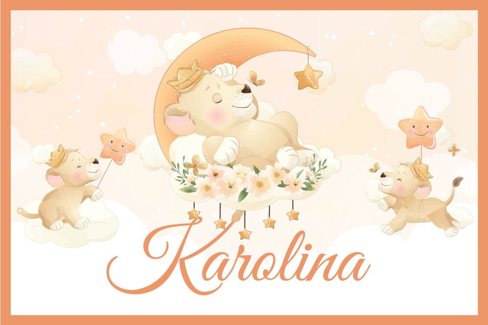 Leikkisät leijona-pennut lasten pöytätabletti - Tenstickers