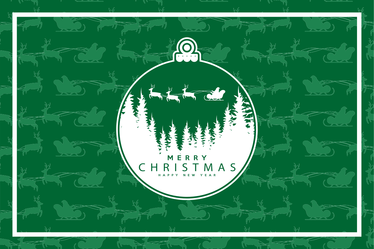 Jouluinen pöytätabletti koristeellinen joulukohtaus - Tenstickers