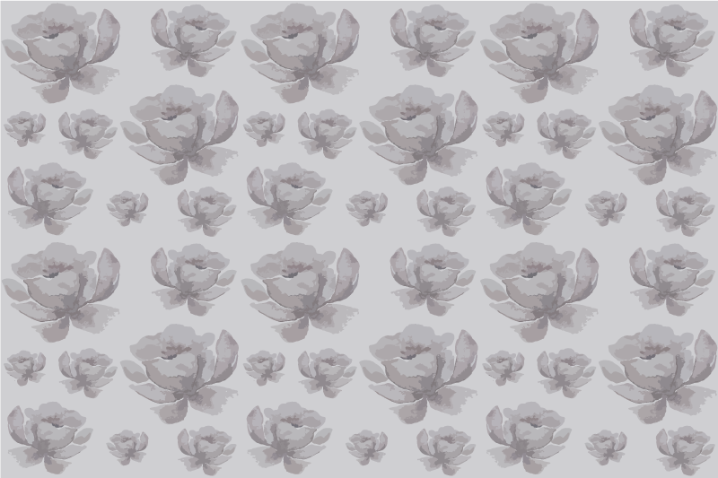 Kukkakuviollinenpöytätabletti - Tenstickers