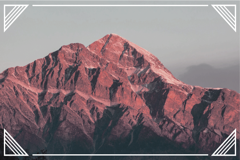 Pöytätabletti moderni vuoristomaiseman rauha - Tenstickers