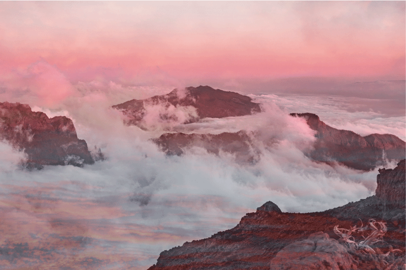 Moderni vuoristomaisemapöytätabletti - Tenstickers