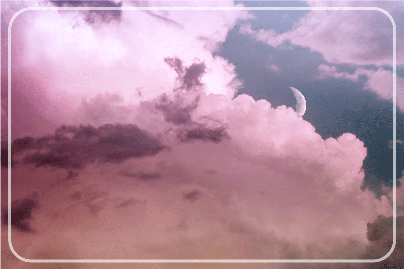 Violetti taivas esteettiset värit Alkuperäinen pöytätabletti - Tenstickers