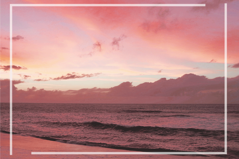 Pöytätabletti moderni rauhoittava rannikkoaurinko - Tenstickers