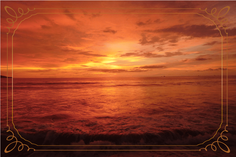 Pöytätabletti moderni hämärämerinäköala - Tenstickers