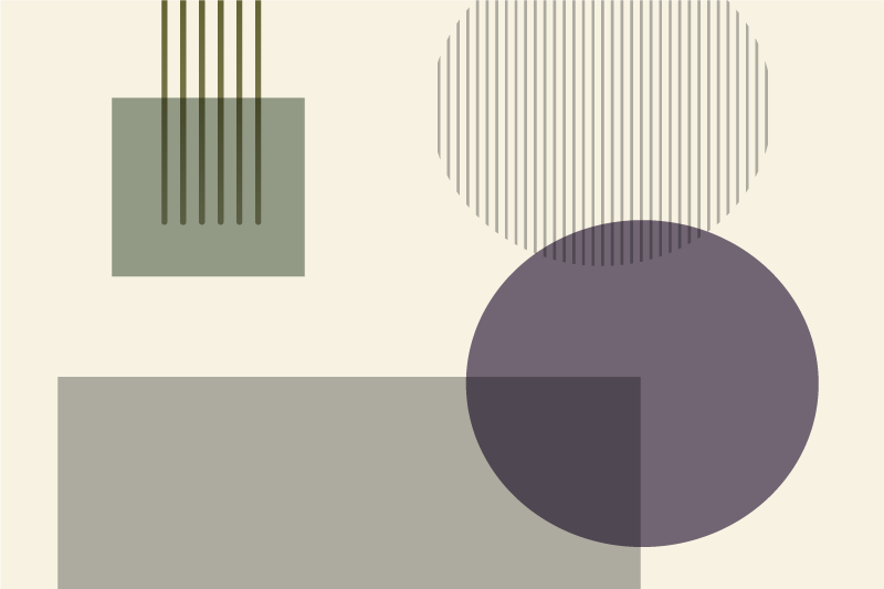 Pöytätabletti moderni geometriset muotot - Tenstickers