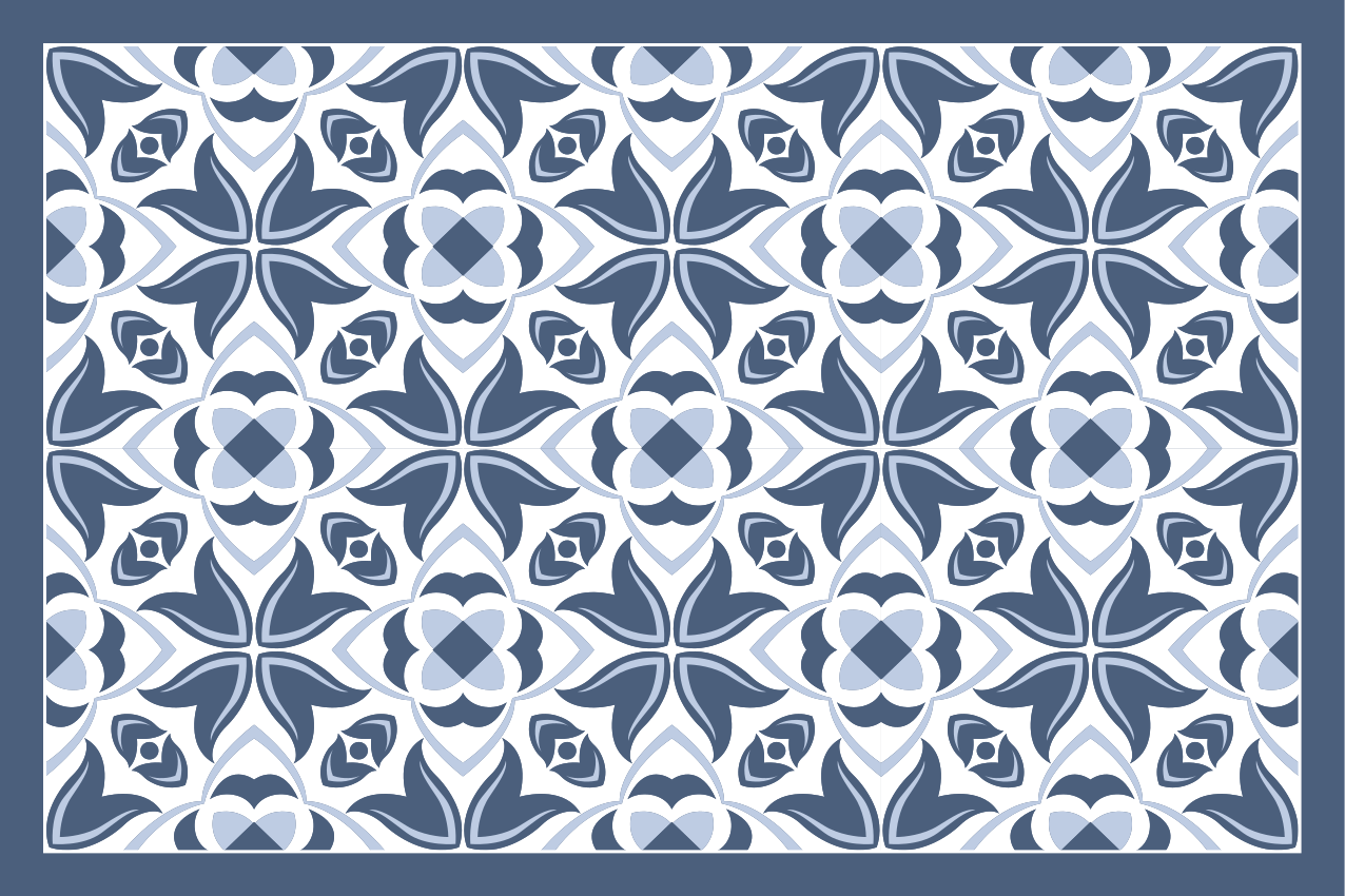 Tyylikäs kasvi-aiheinen pöytätabletti - Tenstickers