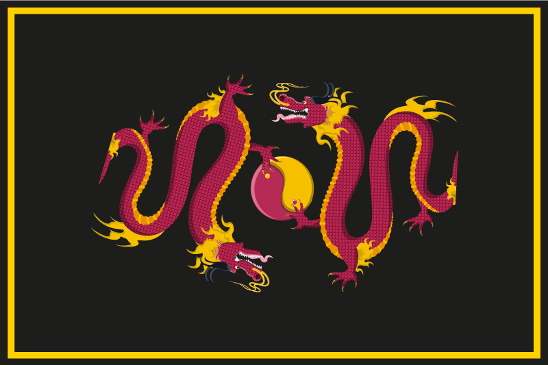 Alkuperäinen pöytätabletti lohikäärmeaiheisella kuviolla - Tenstickers