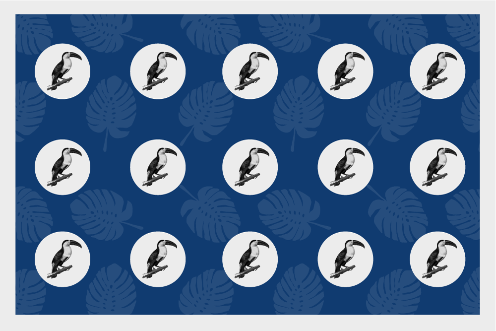 Alkuperäinen pöytätabletti trooppinen lintuaihe - Tenstickers