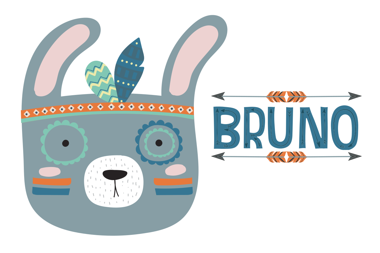 Söpö eläinpäät lasten pöytätabletti - Tenstickers