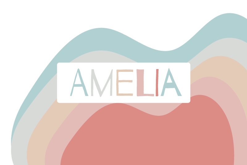 Värikäs nimi personalisointi - Tenstickers