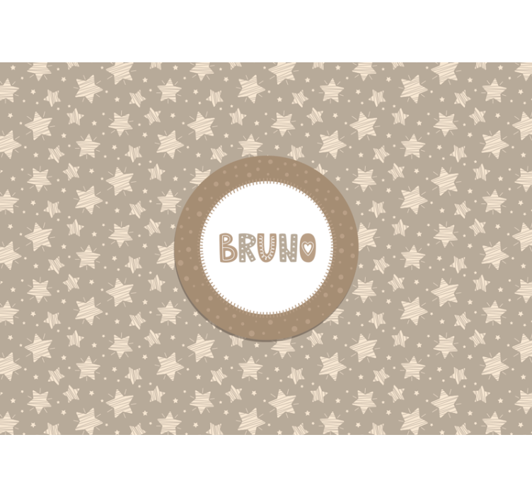 Raidallisia tähtiä vauvan makuuhuoneen valokuvatapetti - Tenstickers