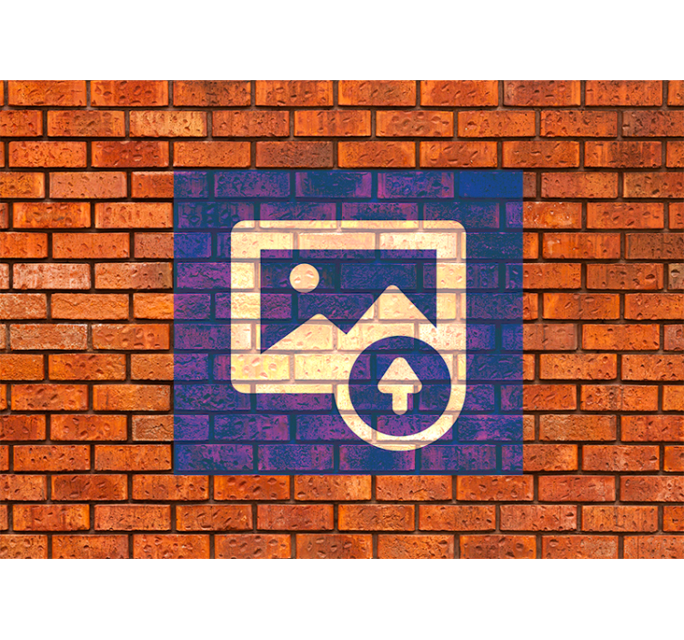 Espanjan lipun vaikutus tiili valokuvatapetti - Tenstickers