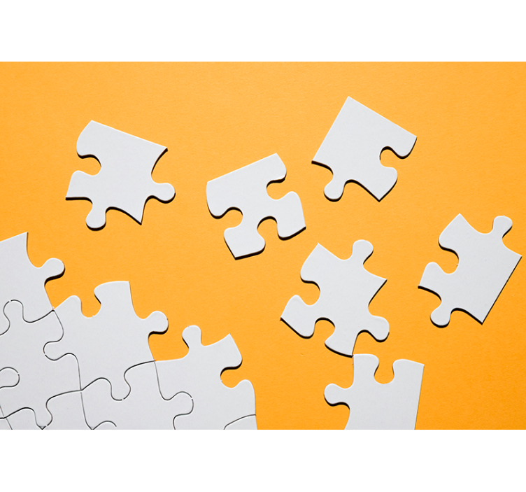 Palapeli pala abstraktit seinämaalaukset - Tenstickers