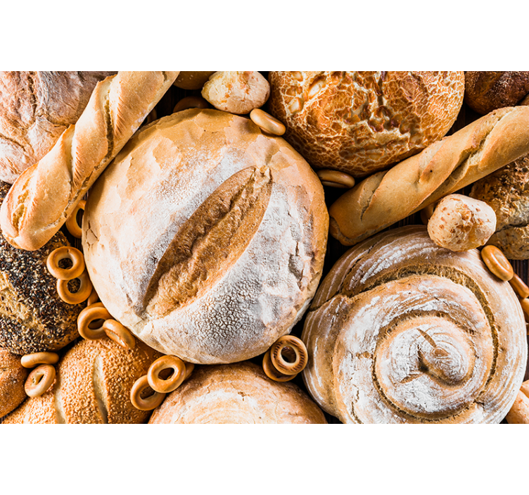 Ranskalainen leipomo valokuvatapetti - Tenstickers