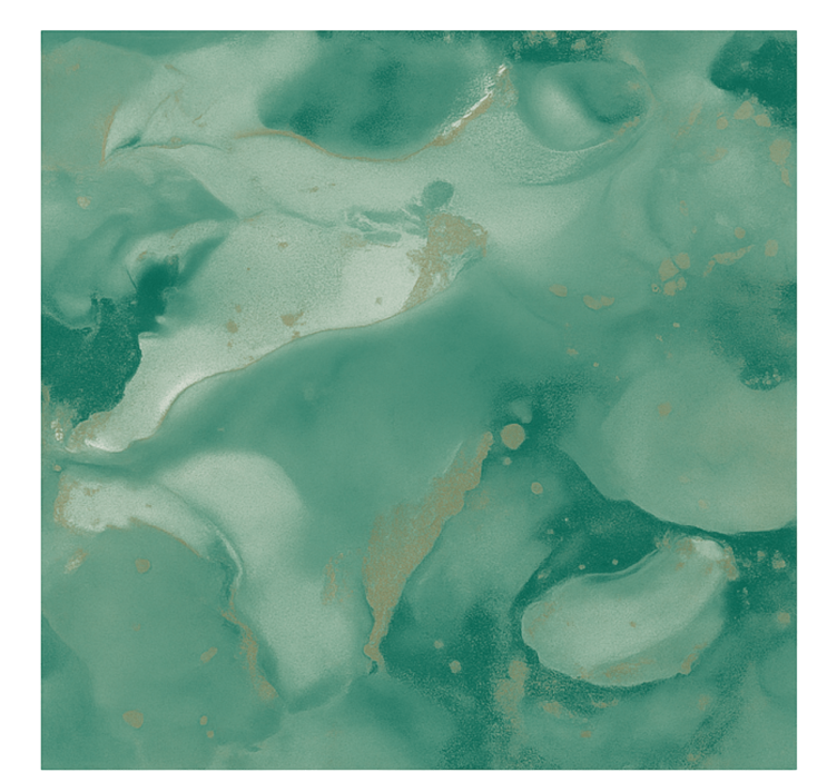 Esmerald-marmoripyörteitä olohuoneen valokuvatapetti - Tenstickers