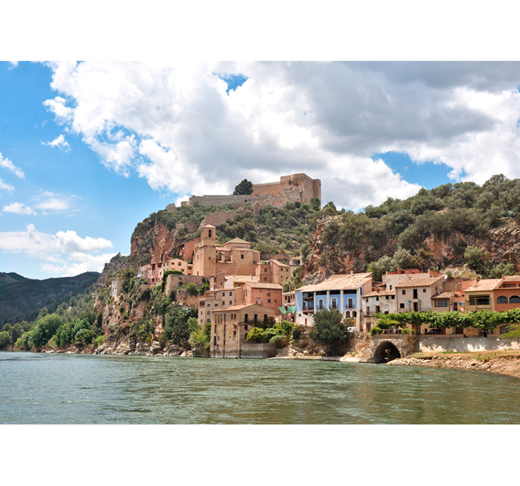 Ebro kaupungin kaupungin valokuvatapetti - Tenstickers